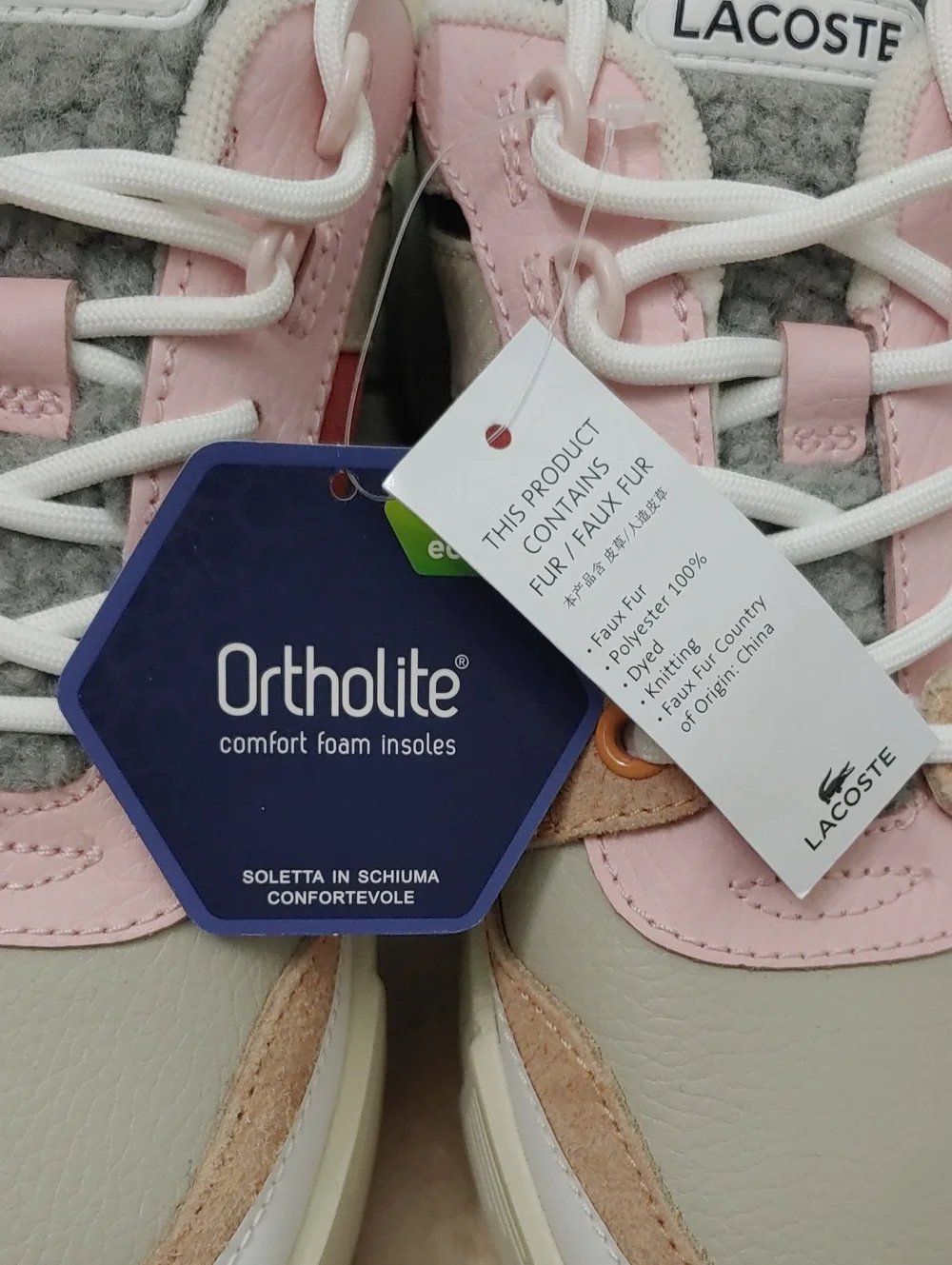 Lacoste Trainers Women's L002 Winter Leather Outdoor Shoes NWT Size 7.5